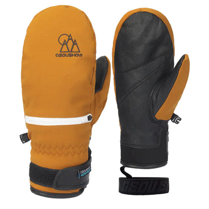 Waterproof Ski Gloves for Men and Women with Card Pocket