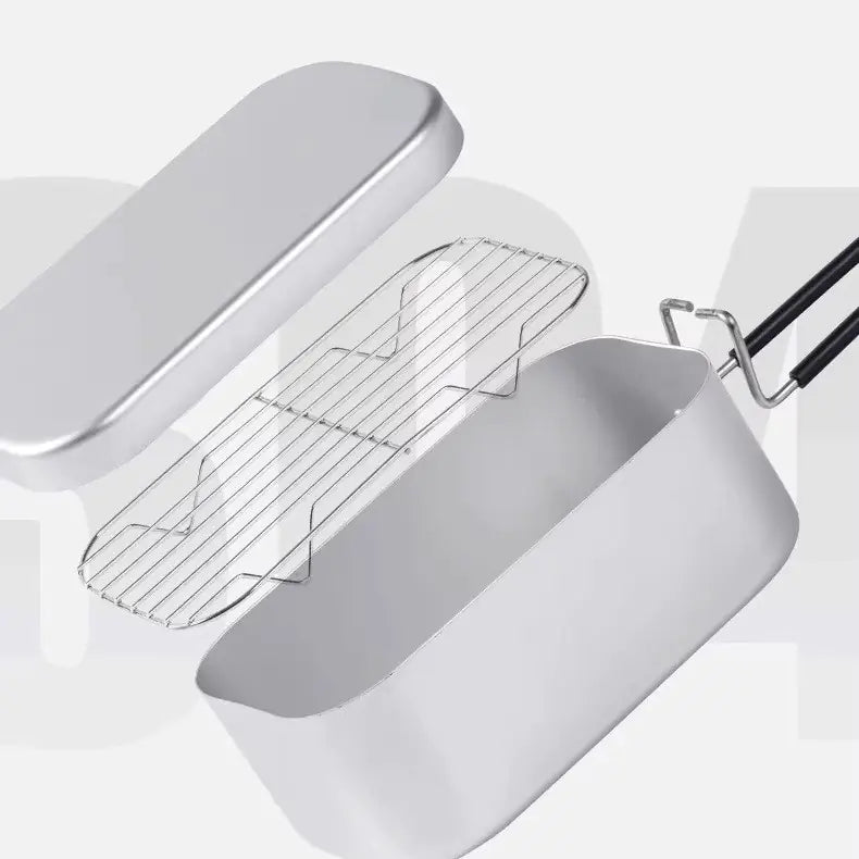 Outdoor Aluminum Camping Cookware Set (Portable)